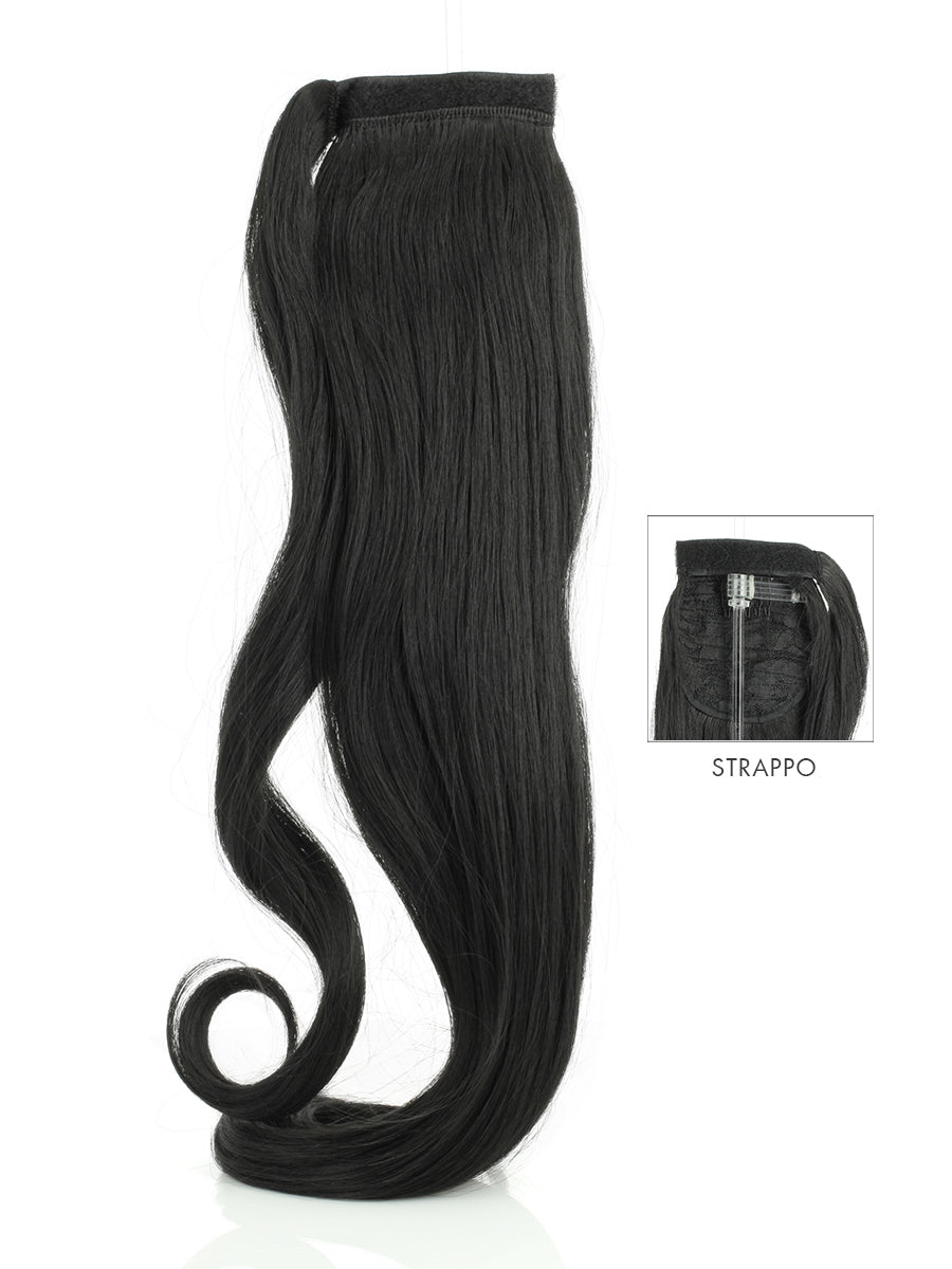 Egizia 70 cm straight ponytail | 1B