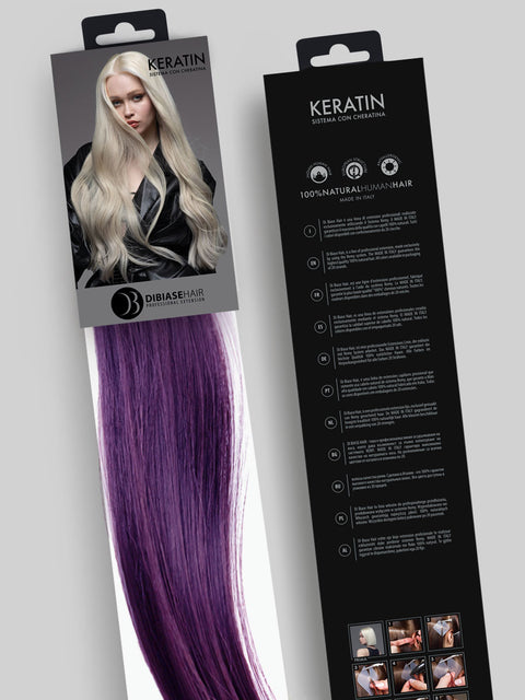 Straight Fantasy Keratin - Red Violet